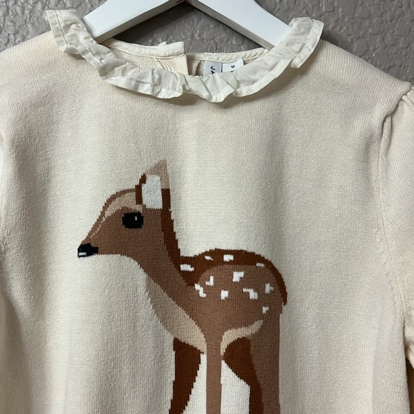 Janie and Jack deer sweater size 12 - Picture 8 of 8